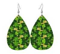 Orecchini Da Donna In Pelle A Forma Di Goccia Hand Drawn Saint Patricks Day Innovativi Orecchini Pendenti Eleganti Ciondolo A Goccia Per Uso Quotidiano Balli Matrimoni