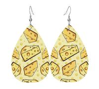 Orecchini Da Donna In Pelle Di Goccia Chocolate Chip Cookie Moda Orecchini Leggeri Ciondolo Con Pendente A Goccia Per Appuntamenti Feste Matrimoni