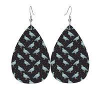 Orecchini Da Donna In Pelle Di Goccia Cute Cartoon Bird Birds Moda Orecchini Pendenti Innovativi Ciondolo Con Pendente A Goccia Per Matrimoni Feste Uso Quotidiano