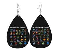 Orecchini Da Donna In Pelle Di Goccia My Dinosaur Alphabet Moda Orecchini Pendenti Leggeri Ciondolo Con Pendente A Goccia Per Matrimoni Appuntamenti Balli