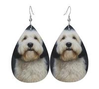Orecchini Da Donna Old English Sheepdog Orecchini Moda Leggera Orecchino In Pelle Per Feste Cosplay Carnevale