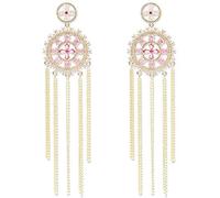 Orecchini da Donna, Orecchini a Bottone Elegante semplicità Orecchini ad ago in Argento Sterling S925 Nappa Lunga Cretro Palace Gancio a Ciondolo Donna/it,Donna