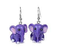 Orecchini Da Donna Orecchini animali 3D per bambine carini colorati per bambini bambini da donna (A, One Size)