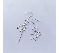 Orecchini da donna, orecchini S925, orecchini da donna coreani alla moda, orecchini a forma di stella, orecchini a forma di stella a cinque punte, orecchini con temperamento dolce