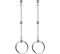 Orecchini da donna, orecchini S925, orecchini lunghi geometrici alla moda coreana, temperamento, rosa dolce,A-b