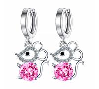 Orecchini Da Donna Orecchini Temperamento creativo Gioielli Orecchio Bottone con diamanti pieni femminili squisiti (One Size)