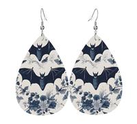 Orecchini Da Donna Pelle Sintetica Bat Pattern Lacrima Gioielli Jewelry Per Le Donne Ragazze For Women Girls