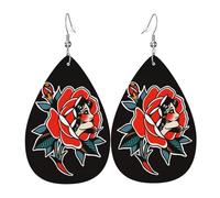 Orecchini Da Donna Pelle Sintetica Classic Traditional Tattoo Orecchino Leggeri E Lussuosi Per Per Feste E Appuntamenti For Women Girls