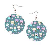 Orecchini Da Donna Pelle Sintetica Cute Little Fox Design Di Fascia Alta Gioielli Leggeri E Lussuosi Per Adatti Per L'Uso Quotidiano Every Outfit