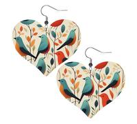Orecchini Da Donna Pelle Sintetica Flock Of Birds Accessories Gioielli Lacrima Per Every Outfit For Women Girls
