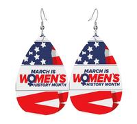 Orecchini Da Donna Pelle Sintetica March Is History Month Gioielli Jewelry Per Per Le Donne Ragazze Every Outfit