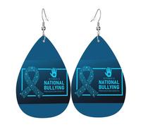 Orecchini Da Donna Pelle Sintetica National Bullying Prevention Month Orecchino Accessories Per Decorazione Per Abbigliamento Every Outfit