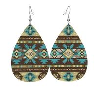 Orecchini Da Donna Pelle Sintetica Native American Pattern Lacrima Orecchini In Pelle A Forma Di Lacrima Leggeri E Lussuosi Per For Women Girls Per Feste E Appuntamenti