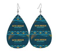 Orecchini Da Donna Pelle Sintetica November Is Native American Heritage Month Orecchino Leggeri E Lussuosi Per Per Le Donne Ragazze Adatti Per L'Uso Quotidiano