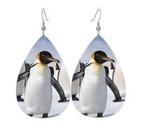 Orecchini Da Donna Pelle Sintetica Penguin Lacrima Teardrop Leather Dangle Earrings Accessories Per Feste E Appuntamenti Every Outfit