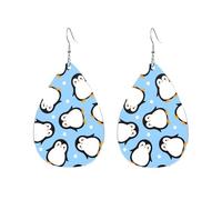Orecchini Da Donna Pelle Sintetica Penguin Pattern Lacrima Orecchino Design Di Fascia Alta Per For Women Girls Every Outfit