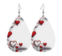 Orecchini Da Donna Pelle Sintetica Pine Needle Tree Full Of Love Pattern Leggeri E Lussuosi Orecchino Design Di Fascia Alta Per Le Donne Ragazze For Women Girls