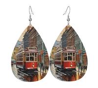 Orecchini Da Donna Pelle Sintetica San Francisco Design Di Fascia Alta Orecchino Jewelry Per Feste E Appuntamenti Per Le Donne Ragazze