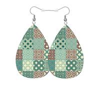 Orecchini Da Donna Pelle Sintetica Simple Geometry Jewelry Gioielli Per Adatti Per L'Uso Quotidiano Per Feste E Appuntamenti