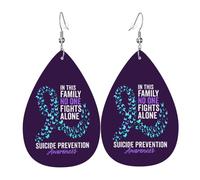 Orecchini Da Donna Pelle Sintetica Suicide Prevention Awareness Month Lacrima Orecchino Design Di Fascia Alta Per For Women Girls Adatti Per L'Uso Quotidiano