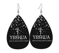 Orecchini Da Donna Pelle Sintetica Yeshua Jesus Christianty Leggeri E Lussuosi Gioielli Jewelry Per Every Outfit Decorazione Per Abbigliamento