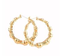 Orecchini da donna per ragazze esagerati dorati grandi cerchi hip-hop orecchini unisex creativi e squisita fattura comodi e attraenti