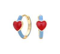 Orecchini da donna placcati in argento con gocce d'amore, Metallo