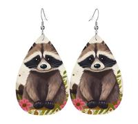 Orecchini Da Donna Raccoon Orecchino In Ecopelle Decorazioni Per Feste Moda Orecchini A Goccia, Per Birthday, Valentine'S Day, Party