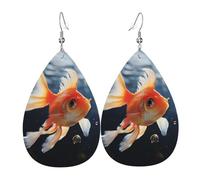 Orecchini Da Donna Small Fish Swimming In The Water Ecopelle Orecchino Confortevoli Decorazioni Per Feste Orecchini Ragazza, Per Carnevale, Le Donne, Valentine'S Day
