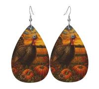 Orecchini Da Donna Thanksgiving Chicken And Pumpkin At Sunset Orecchini Pendent Leggera Goccia Accessori Per Tutti I Giorni Ragazze Appuntamenti