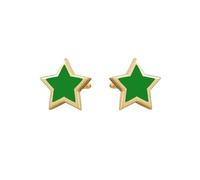 Orecchini da donna vintage, con chiodo in argento 925, orecchini in oro a stella semplice per il nuovo anno gioielli, Vert, Argento sterling, Nessuna pietra preziosa