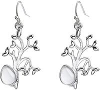 Orecchini da donna vintage eleganti a forma di foglia