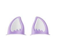 Orecchini da motociclista - decorazione universale per casco da moto | adesivo creativo con orecchie di gatto | cappello da moto | autoadesivi per orecchie da per staccare e