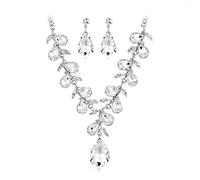 Orecchini da sposa zirconia cubica colorato con gocce.