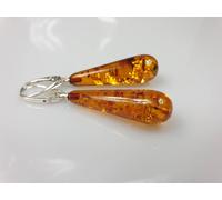 Orecchini d'ambra Broun Orecchini a goccia d'ambra appesi grandi orecchini...