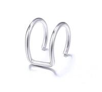 Orecchini D'Argento da Donna, 5 Pcs Moda Punk Rock Ear Clip Cuff Wrap Orecchini Nessuna Clip Piercing Sulla Cartilagine Wrap Orecchini Ping Regali per Fidanzata, Moglie, Sorella, Figlia, Madre per il