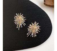 Orecchini D'Argento Per Donne, S925 Glitter Shiny Fireworks Snowflake Zircone Pearl Strass Orecchini Dorati Per Gioielli Da Donna Regali Gift Regali Per Ragazza, Moglie, Sorella, Figlia, Madre Per Il