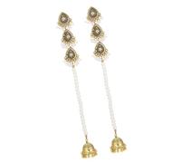 Orecchini decorativi a pedaggio Miscela di metallo Gioielli sottili anallergici per le donne Accessori per feste di facile utilizzo quotidiano Orecchini decorativi anticonformisti, One Size, come