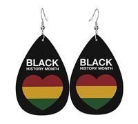 Orecchini del mese della storia nera per le donne Orecchini a goccia Danlge Orecchini per le vacanze