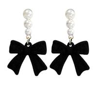 Orecchini delicati con ciondolo a forma di fiocco per piercing all'orecchio gioielli alla moda per le orecchie gioielli di ornamento per le donne orecchini da indossare tutti i giorni, Misura unica