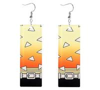 Orecchini Démon, Orecchini Kimetsu No Yaiba con ciondolo Cosplay Prop Orecchini per Gli AmORE L'anime (9 Style)