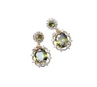 Orecchini di farfalla verde oliva, gioielli in stile retrò corte, ciondolo orecchio forestale, accessori giornalieri per i pendolari, accessori per l'orecchio per i costumi retrò delle donne.