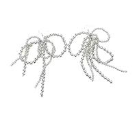 Orecchini di lusso Bowknot Multi Layer Nappe Archi Trappola Orecchini Per Le Donne Eleganti Orecchini Della Festa Di Nozze Gioielli