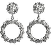 Orecchini di moda, orecchini a borchie, orecchini a goccia geometrica vintage per donne grandi cerchio rettangolare sospeso di pesca gioielli