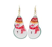 Orecchini di Natale Fun divertimento jingle bell bow albero stelle di fiocchi di neve orecchini goccia penzolamento per le feste di gioielleria decorazione per donne ragazze