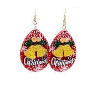Orecchini di Natale Fun divertimento jingle bell bow albero stelle di fiocchi di neve orecchini goccia penzolamento per le feste di gioielleria decorazione per donne ragazze