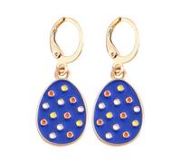 Orecchini di Pasqua per le donne Orecchini di coniglietto di legno di Pasqua Orecchini pendenti con uova di carota Orecchini primaverili eleganti e carini per le donne Ragazze Orecchini (E, One Size)