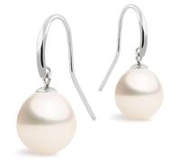Orecchini di perle da donna coltivati d'acqua dolce tipo goccia d'acqua 7-8 mm SECRET & YOU - Orecchini in argento sterling 925 rodiato.