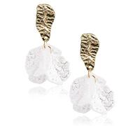 Orecchini di perle per donne e ragazze, piccole perle carine, leggeri, a cerchio, delicati, alla moda, regalo per compleanno, acrilico, perla