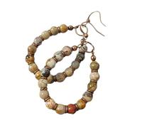 Orecchini di perle unici ispirati alla Boemia per le donne Gli stili vintage amano orecchini di perle fatti a mano, Taglia unica, come descritto